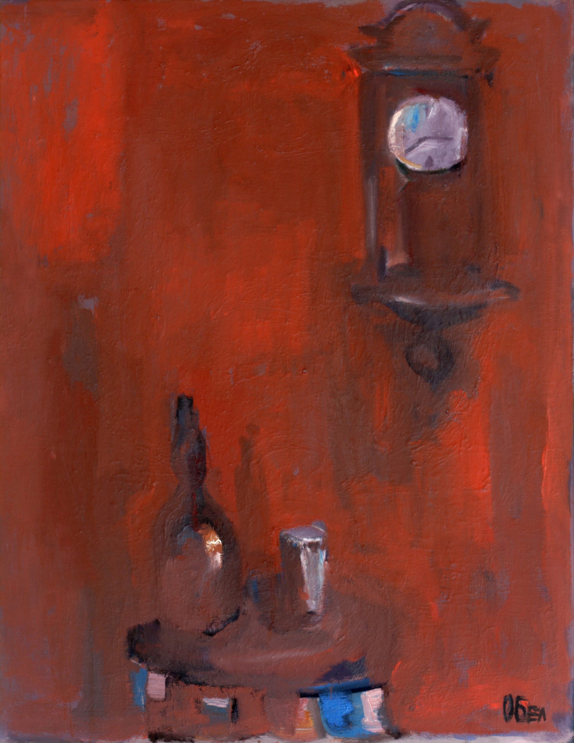 Still life 'The Spray Clock' by Olga Belopitova