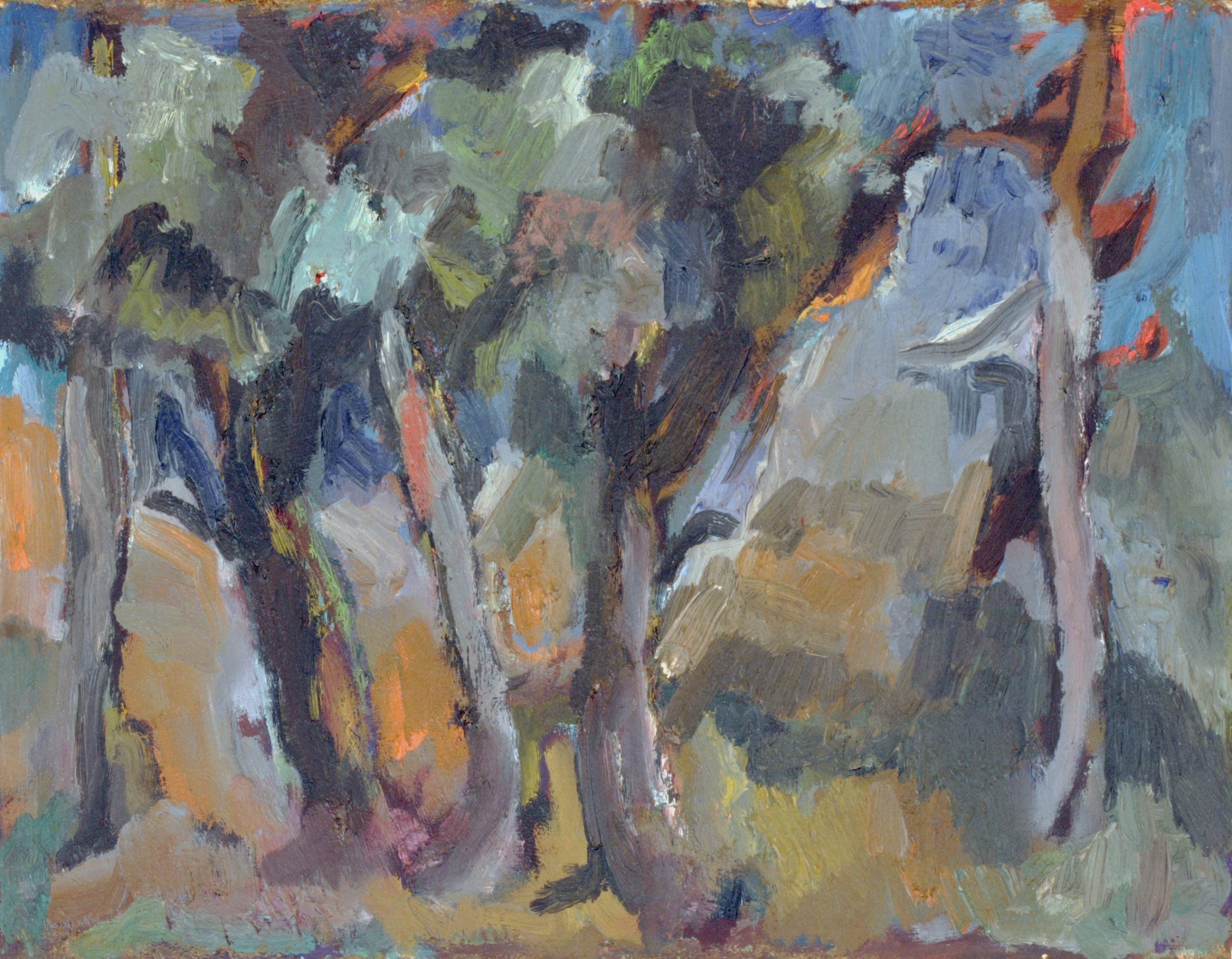 Landscape 'Trees' 3 by Olga Belopitova