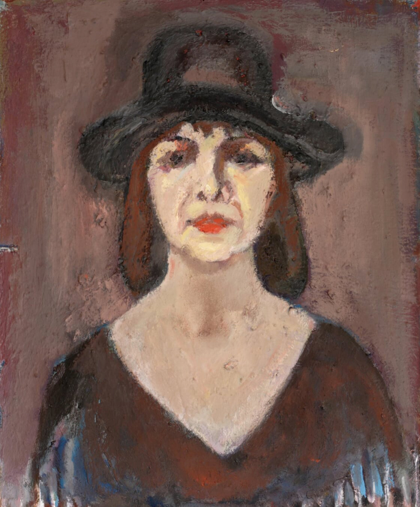 Self-portrait of Olga Belopitova