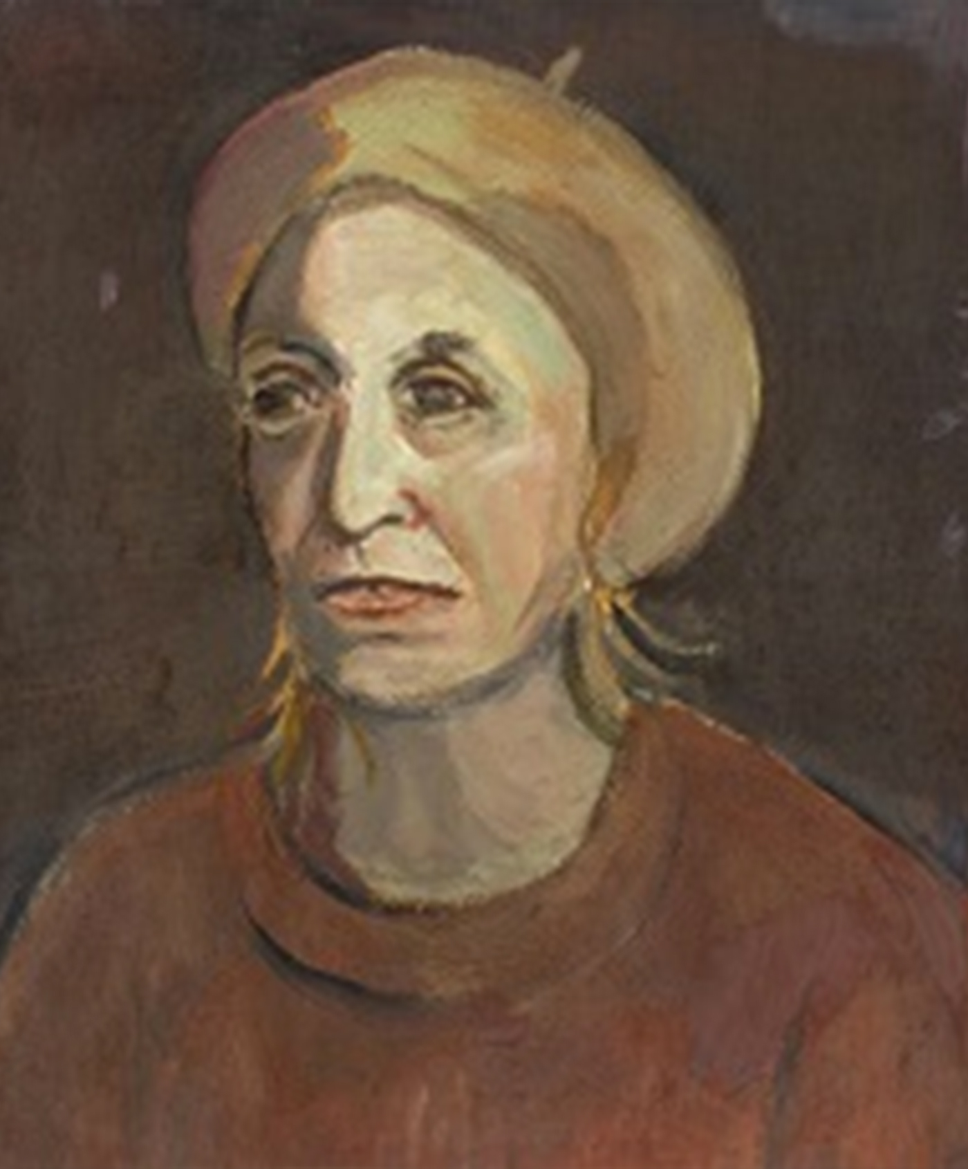 Portrait of 'Lady with a Beret' by Olga Belopitova